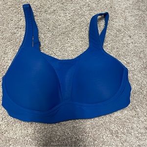 Blue Lululemon sports bra
